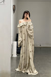 Mutedance 24 Spring/Summer Wide Shoulder Dress Series Silk MD-MD24SS47-QINGCI Celadon PM116